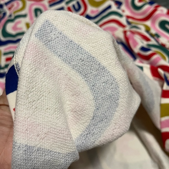 Hanna Andersson Print Knit Dress in French Terry Children Size 12 - Picture 5 of 5